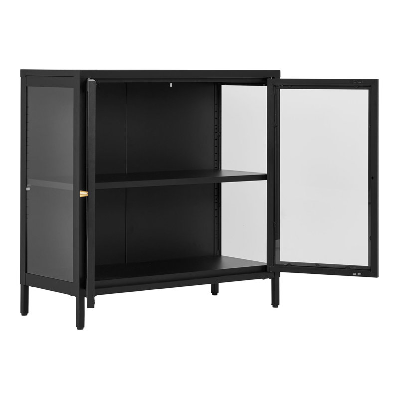 Shasa Display Cabinet, Black