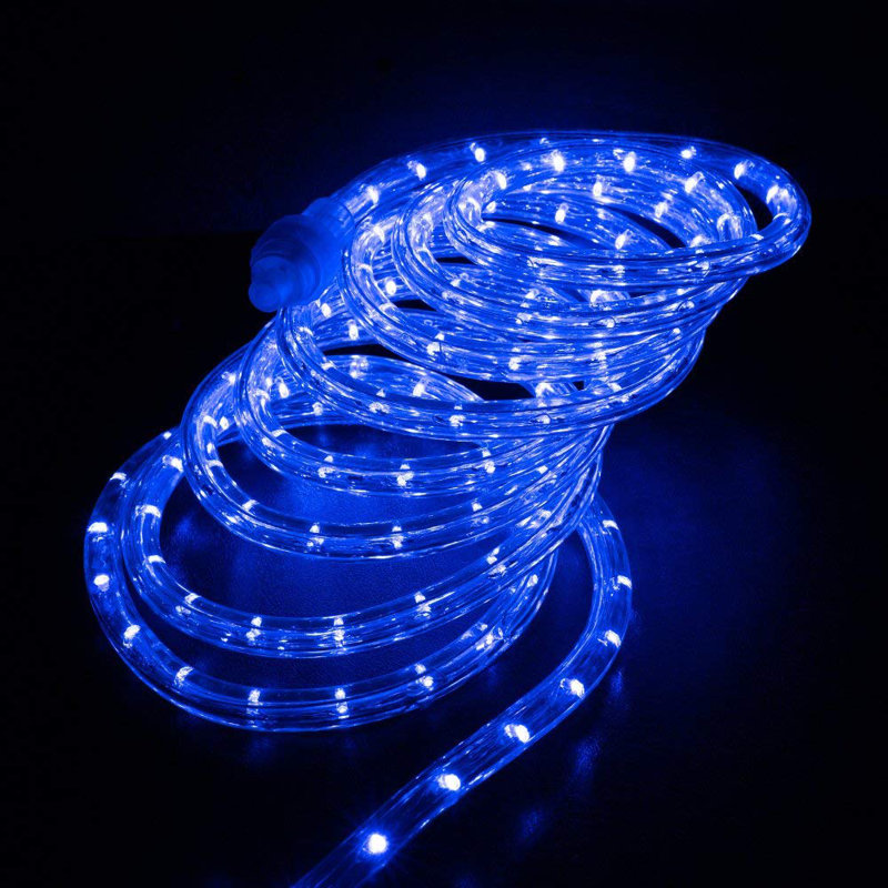 Cordon lumineux, H 0,5 po x l 0,5 po x P 1800 po, Blanc froid