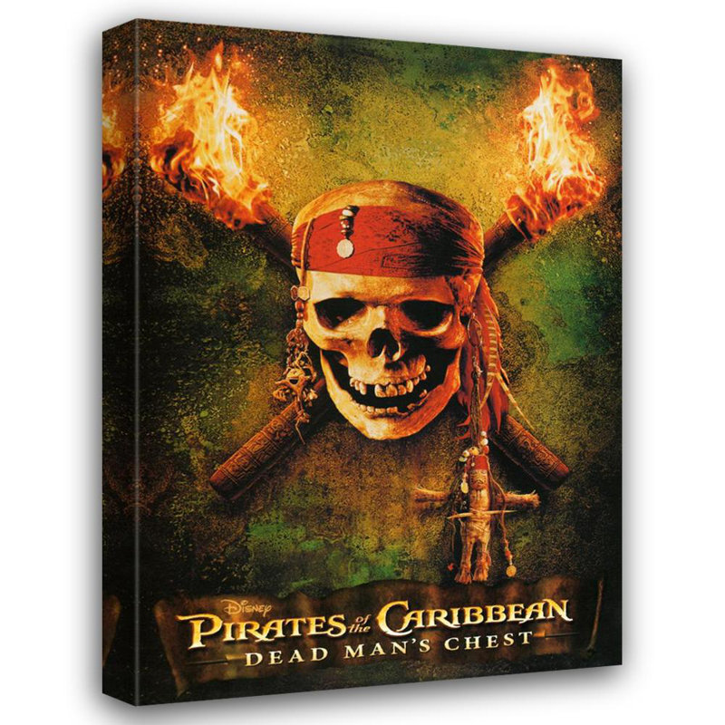 Pirates des Caraïbes: coffre du mort (crâne), H 24 po x l 17 po
