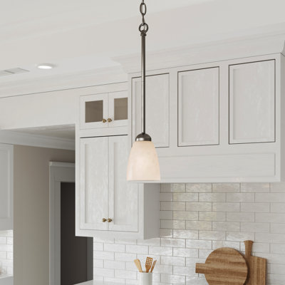 Luminaire suspendu simple en forme de cloche à 1 lumière Ilmur