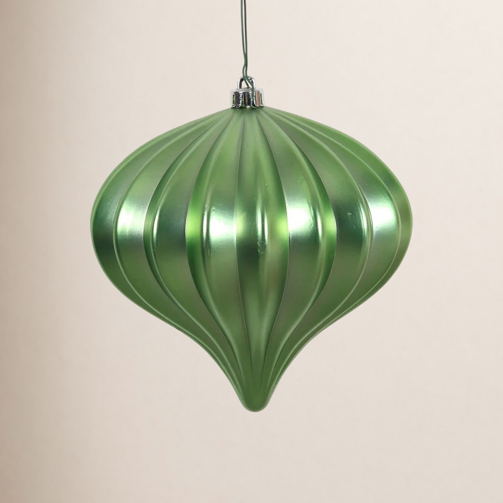 6" Shatterproof Holiday Ornament, Celadon