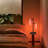 Saturn 21 in. Modern RGB LED Table Lamp in Matte Black with Color-Changing Rings and Touch Control