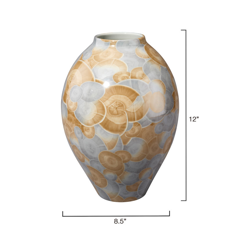 Tranquil Handcrafted Ceramic Table Vase