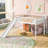 Low Loft Bed With Slide-237769008-237769011