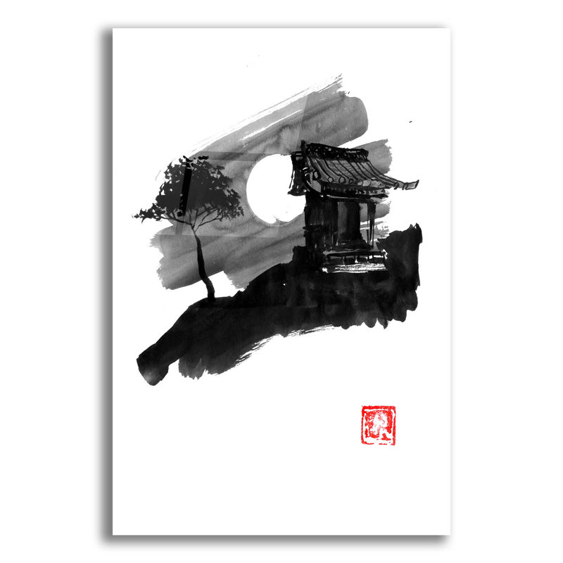 «Shrine» par Pechane, art en verre acrylique, H 16 po x l 12 po x P 0,13 po