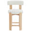 Saralisa Boucle And Wood Counter Stool-1840367639