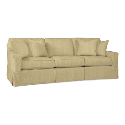 Gramercy Park 93" Upholstered Slipcovered Sofa by Braxton Culler