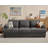Berlinde 89" Upholstered 3 Seater Sofa-1844575858