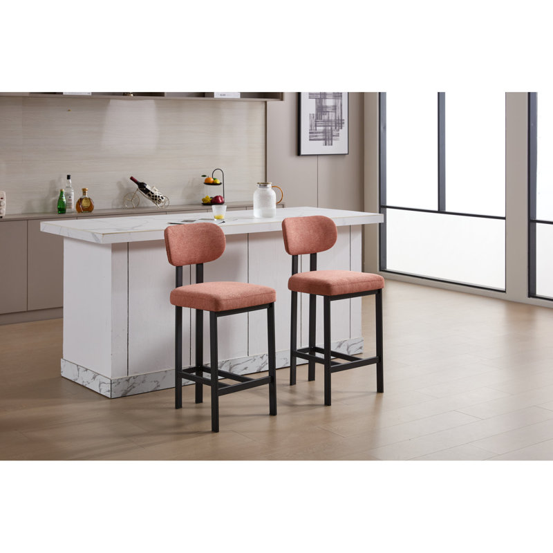 Tabourets de bar confortables en mousse de style moderne, idéaux pour la cuisine et la salle à manger