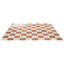 Greta 5x5 Checkered Glossy Textured Porcelain Tile-854138840