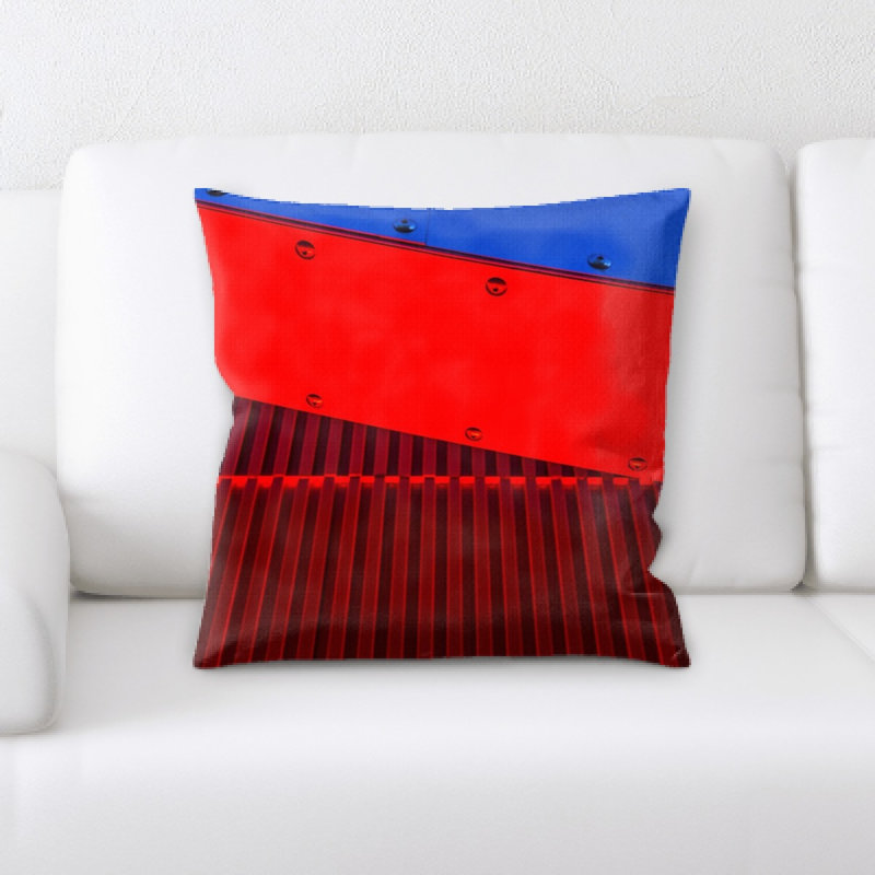 Microsuede Reversible Throw Pillow