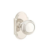 Emtek Passage Interior Mortise Set w/ #8 Rosette & Norwich Knob (RH)