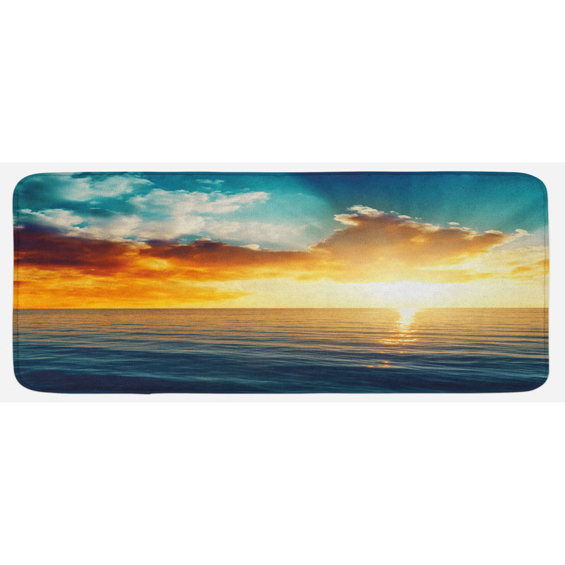 Tapis de cuisine ocean