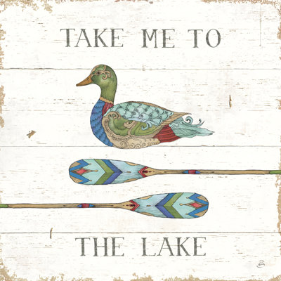 Lake Sketches VII 1 Piece Wrapped Canvas Wall Art