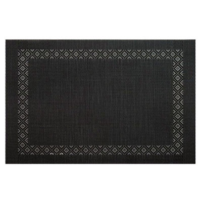 (45x30cm) Napperon Textilene - Noir