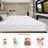 Adjustable Bed Frame With Back Leg Lift+Single Leg+Child Lock and Memory Cotton Mattress Electric Power Bed Foundation Separate Head/Foot Lift, Easy Assembly Electric Smart Bed Frame-1171319975