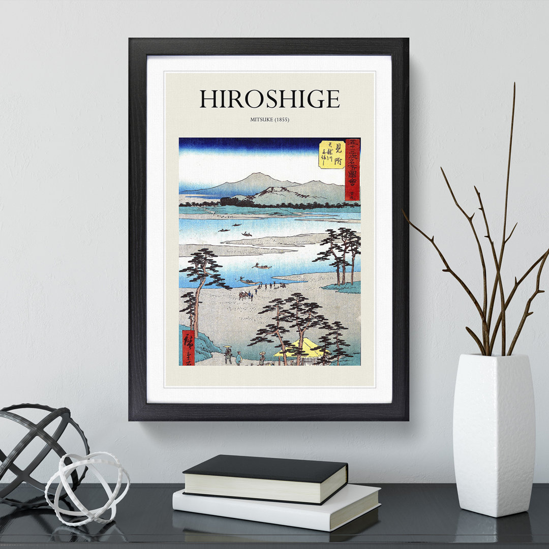 Mitsuke by Utagawa Hiroshige - Picture Frame Art Prints