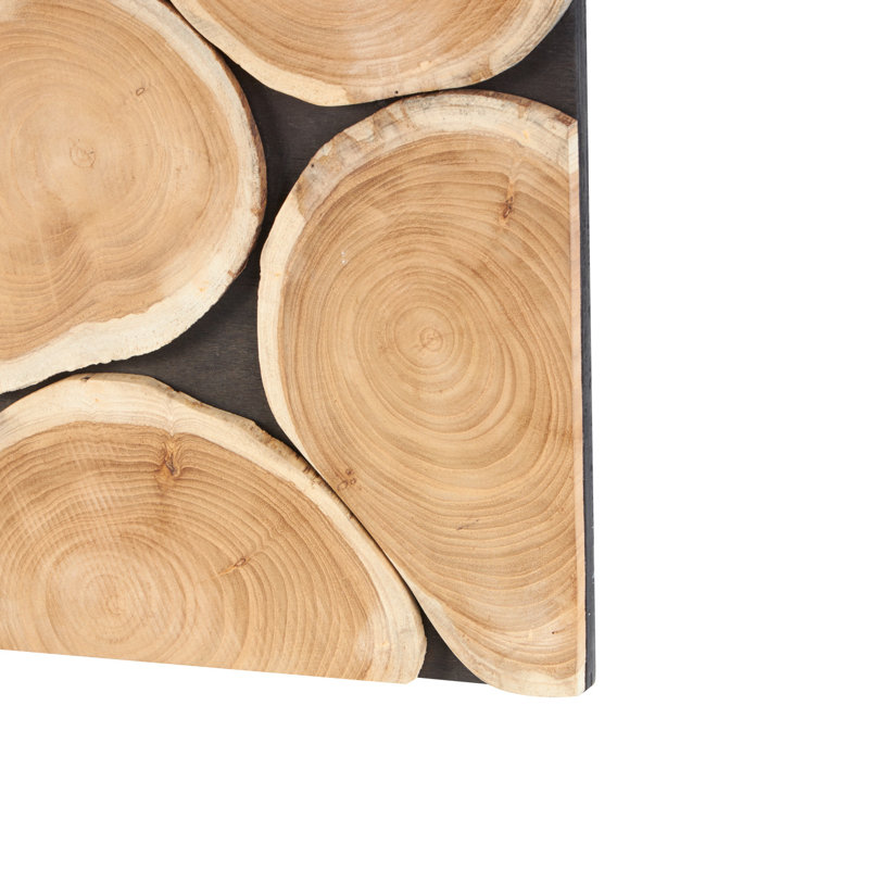 Cole et gris teck sur bois minimaliste