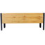 Lit surélevé rectangulaire en bois pour jardin