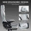 Metro Lane Adjustable Swiveling PC & Racing Game Chair-768349528