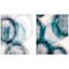 «Mulberry Watercolor Dots Duo - lot de 2» par Amy Lighthall, reproduction d'art encadrée-690955899-690955878