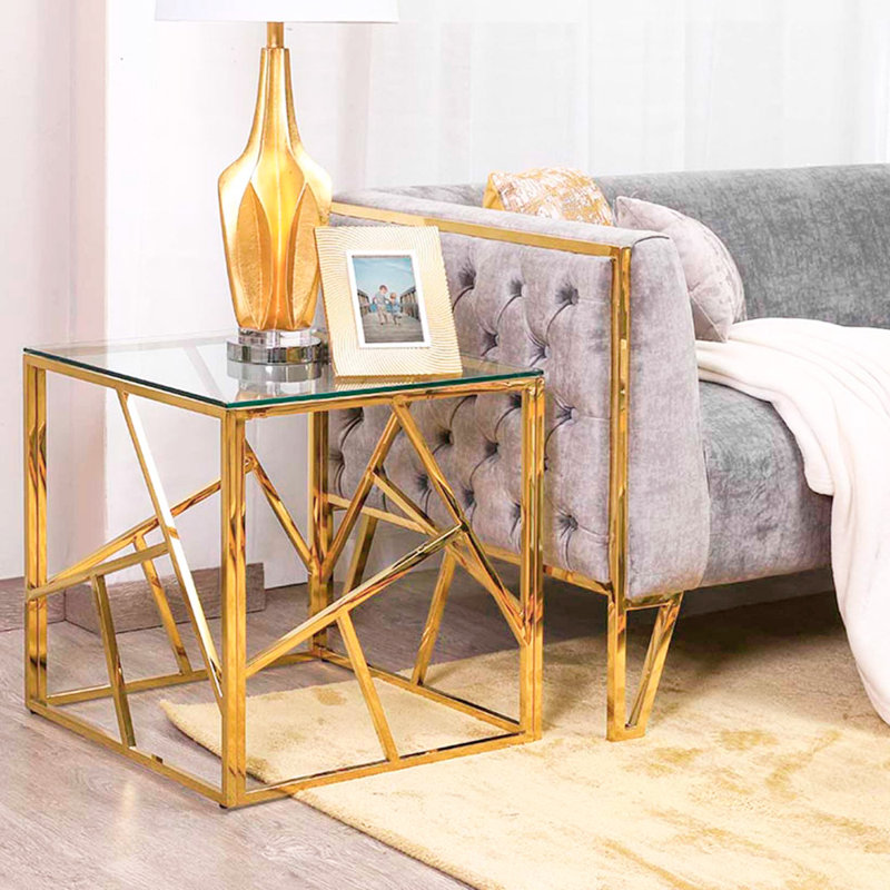 Table d'appoint Mehpare, Or