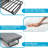 Berus Folding Bed with 3" Memory Foam Mattress, Portable Rollaway Guest Beds on Wheels, 75"x31"-224517223