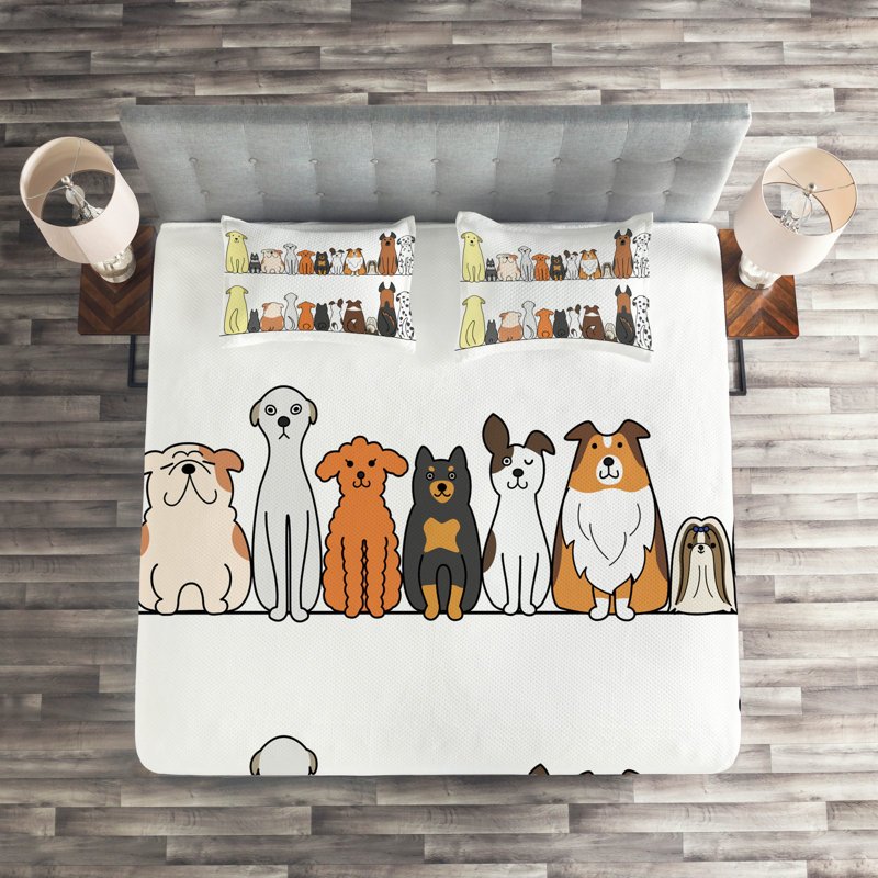 Dog Farmhouse / Country Coverlet