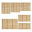 90cm H x 180cm W Pine Fence Panels Included