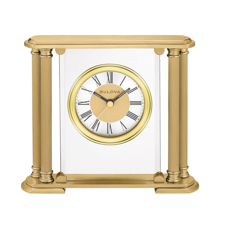 Horloge de table Athens en laiton, référence 78405689C57E4ABEA25D38DEEC8B8F7E