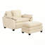 Ensemble de fauteuil moderne avec repose-pieds