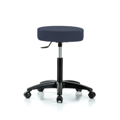 Koah Adjustable Height Stool with Removable Casters/Wheels