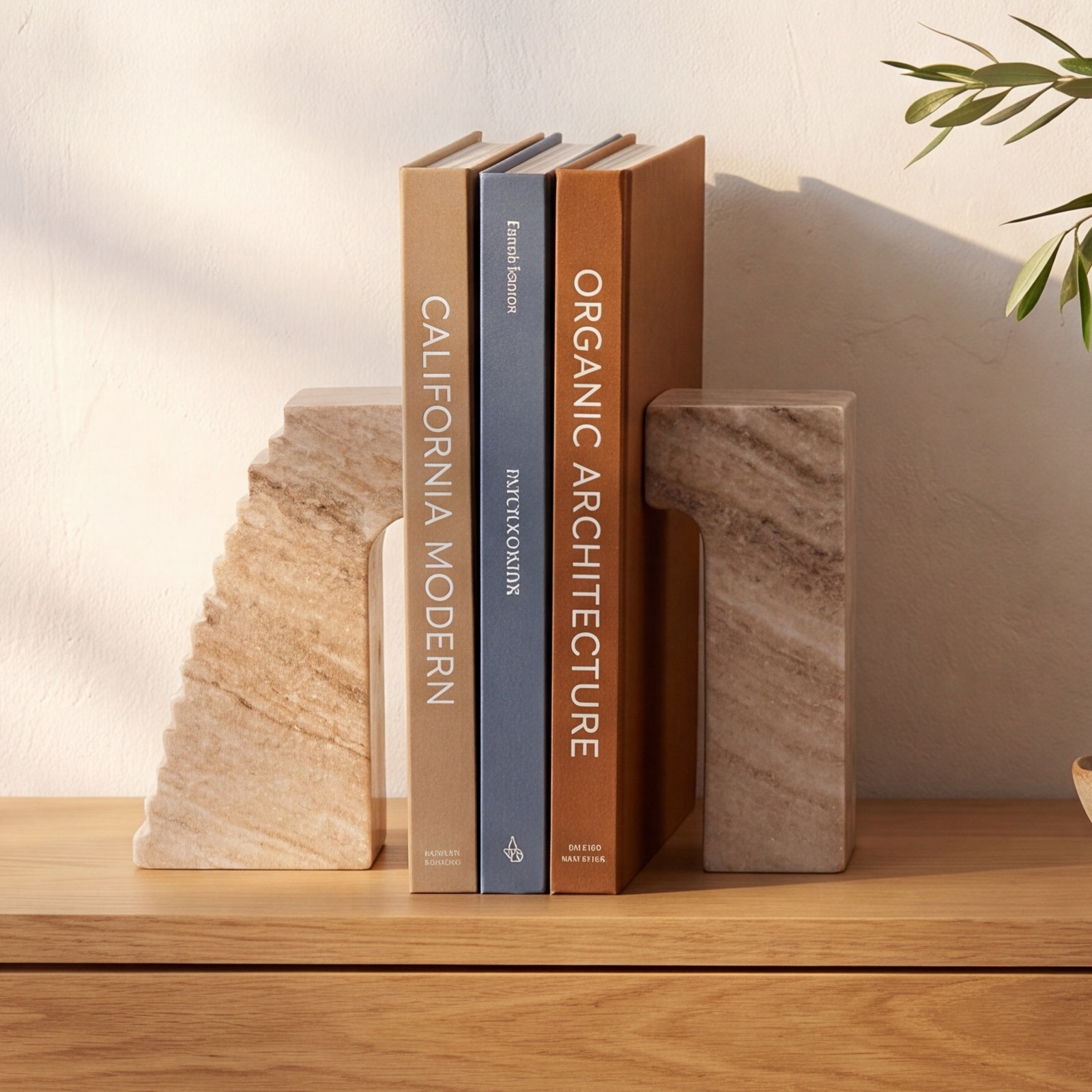 Baleine Stone Decorative Bookends