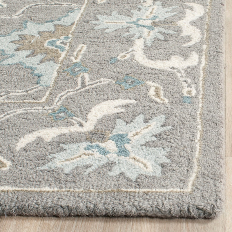 Tansy Wool Oriental Indoor Rug, Round 6'