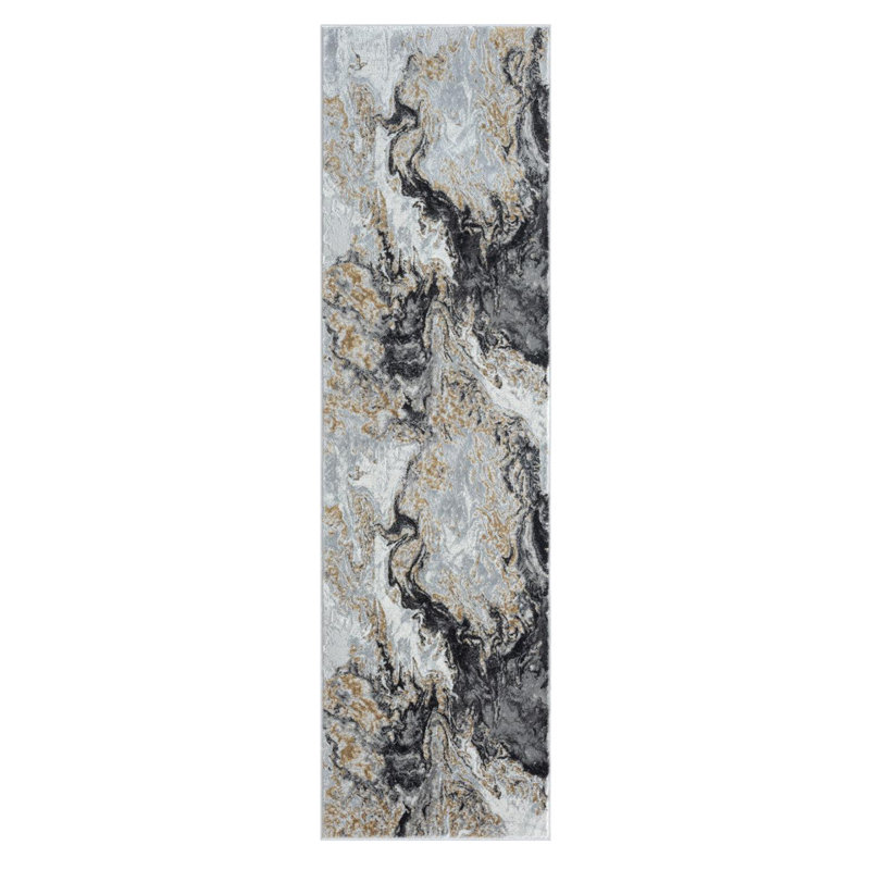Hetal Abstract Indoor Rug, Runner 2' x 7'