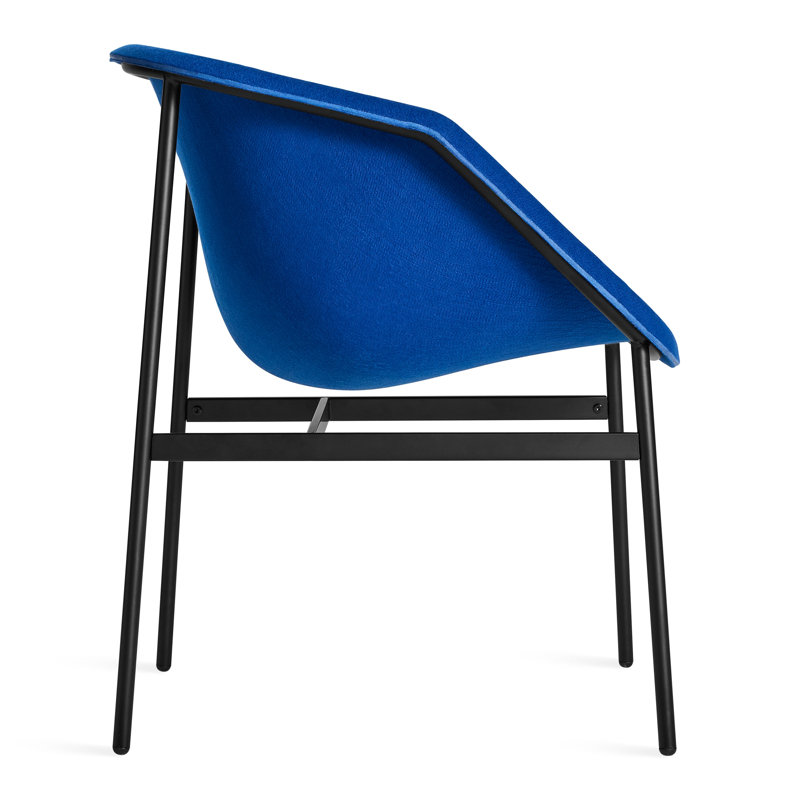 Past Life Upholstered Armchair, Black, Cobalt