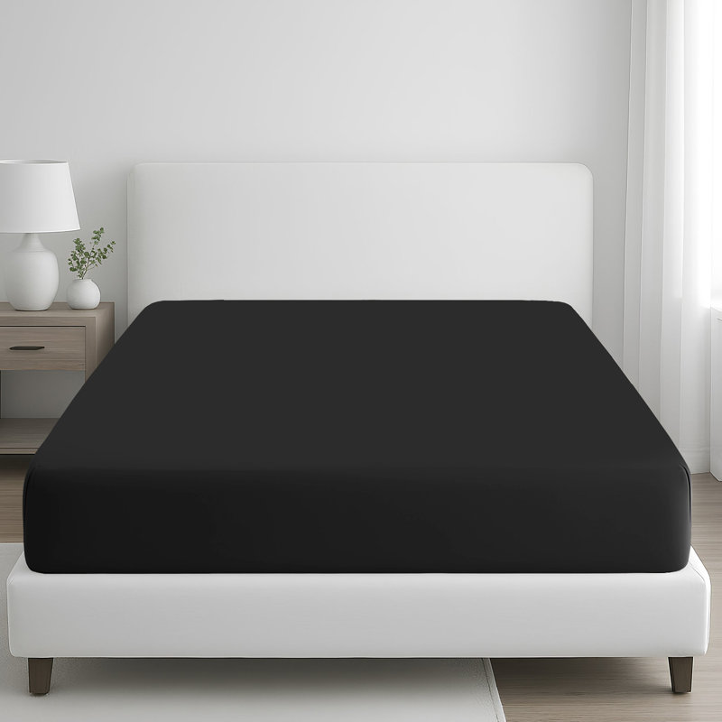 100% Cotton Flatweave Fitted Sheet, Single (3')