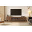 Meuble télé 76 po avec portes en verre 76 po Modern Minimal Modern Doors