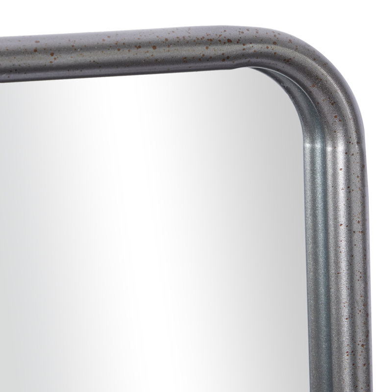 Vogler Metal Square Wall Mirror