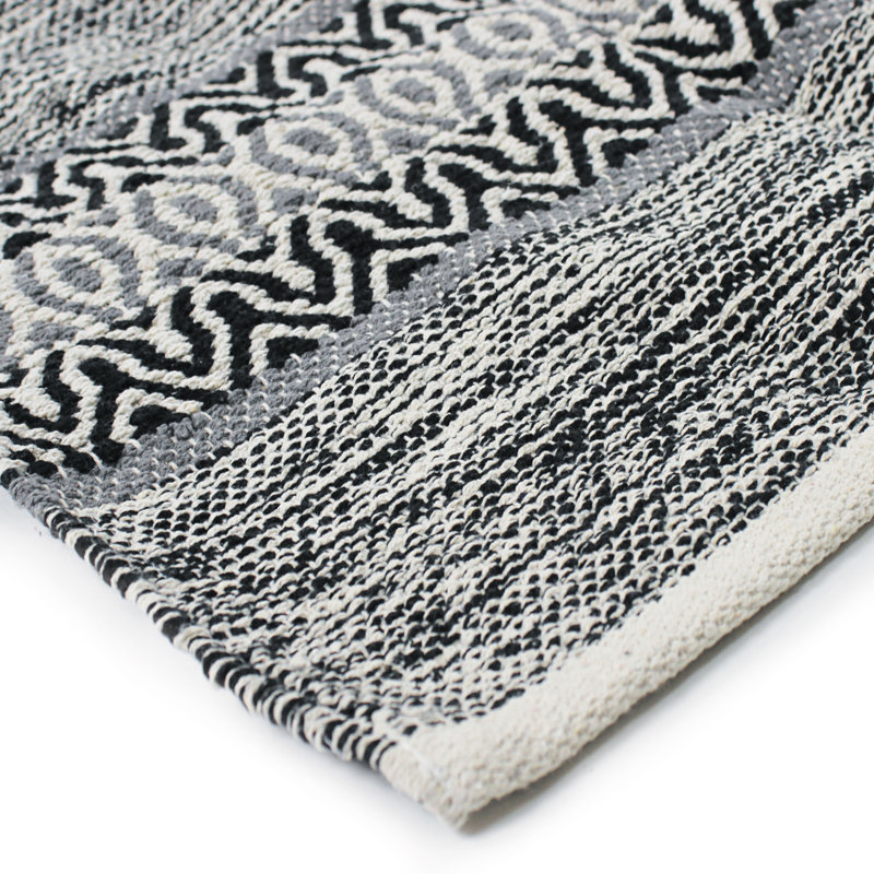 Delaine Striped Hand Woven Area Rug, Rectangle 160 x 230cm