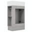 Ensemble de meuble-lavabo simple 18,6 po avec plateau en céramique Isaiyah-1439035245