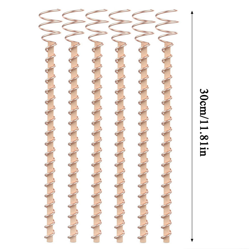 Ensemble d'antennes de 11,8 po avec 6 piquets de cuivre pour les plantes