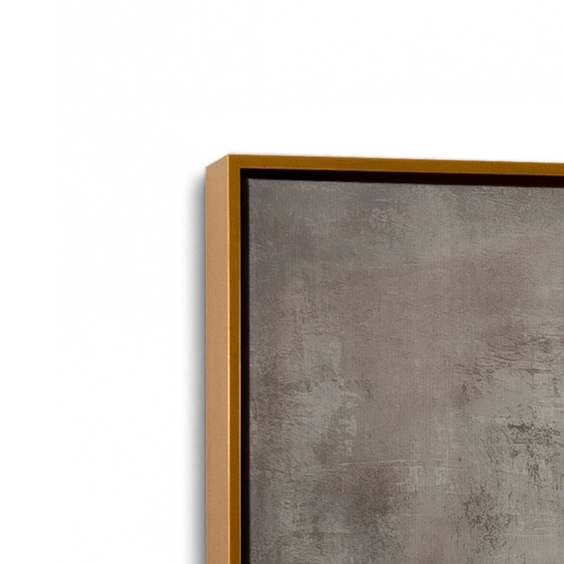 «Misty Echoes Unveile», reproduction sur toile, H 32,75 po x l 32,75 po x P 1,75 po, Cadre flottant or poli, 1