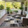 Machine Washable Indoor/Outdoor Aten ACN2328 Geometric Rug