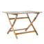 Table de salle à manger d'extérieur pliable 43,5 po Positano - Bois d'acacia, résistant aux intempéries