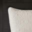 Couvre-lit double réversible en tissu crème, rembourrage confortable, motif à coutures classiques, rembourrage en coton doux pour la chambre à coucher, design, traité pour l'hygiène