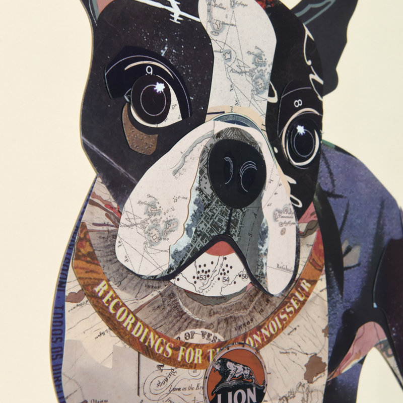 Terriers par Alex Zeng - ensemble de 2 reproductions d'art sur papier encadrées