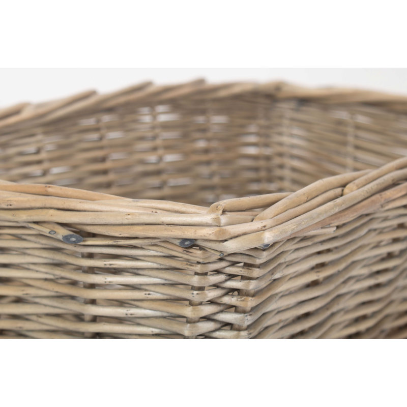 Farmerville Wicker Tray Storage Basket