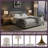 Ebern Designs 3-Piece Floor and Table Lamp Set - Mid-Century Modern Metal Lamps with Flared Trumpet Base and Energy Saving LED Light Bulbs-433899690-433899701