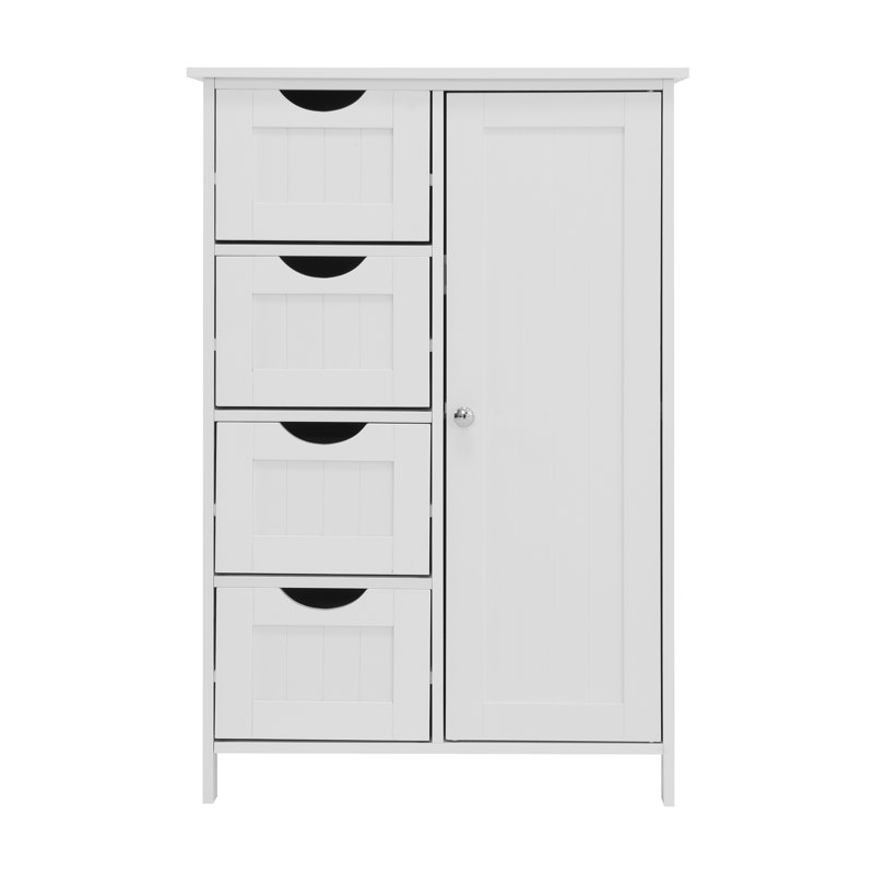 White Bathroom Storage Cabinet